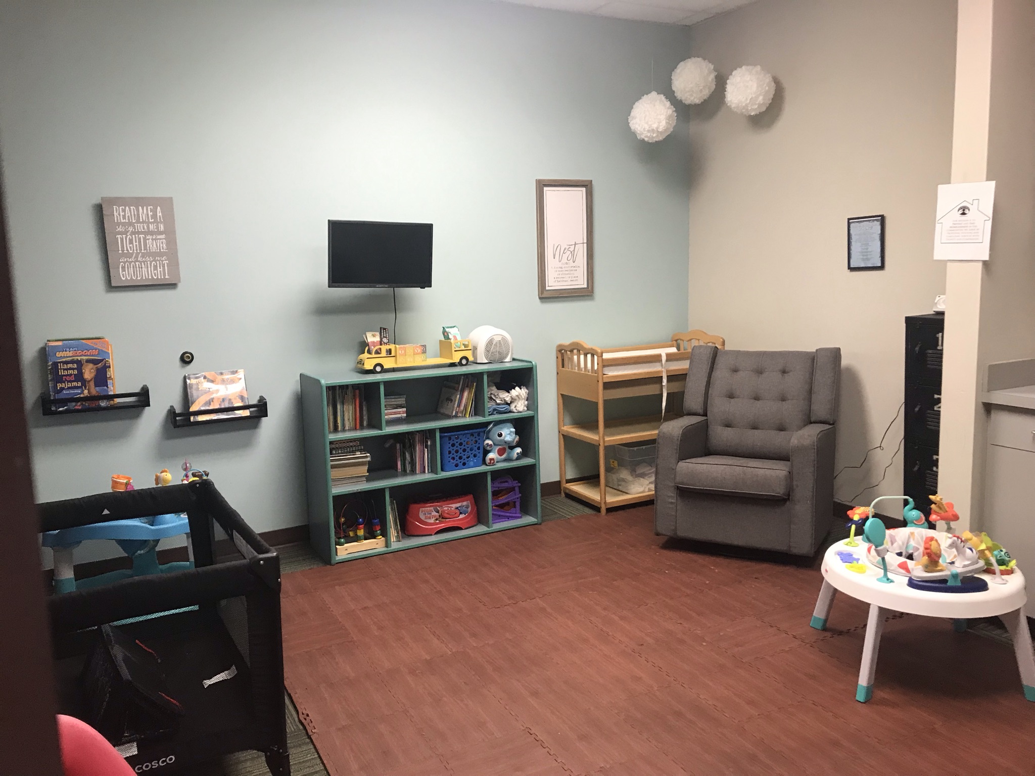 Baby room at Rare Breed Youth Services
