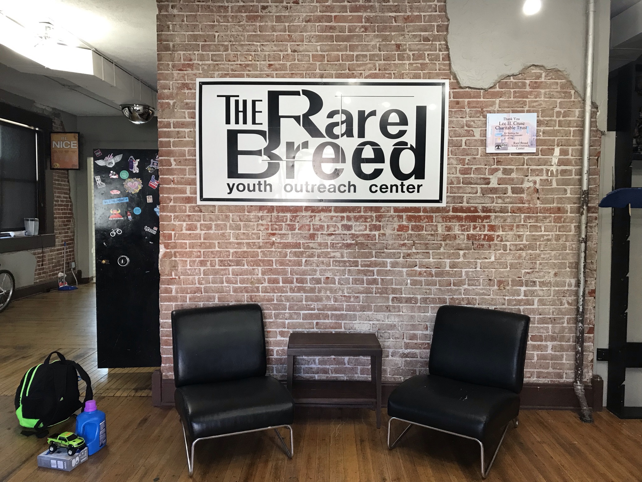 Entrance at Rare Breed Youth Services