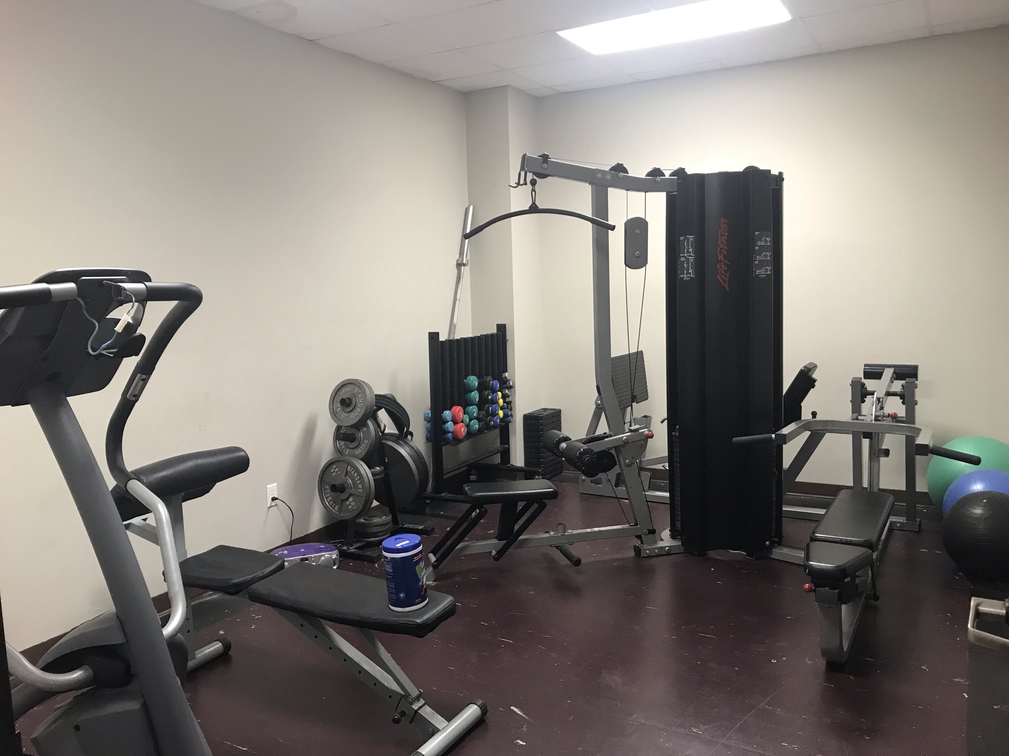 Workout room at Rare Breed Youth Services