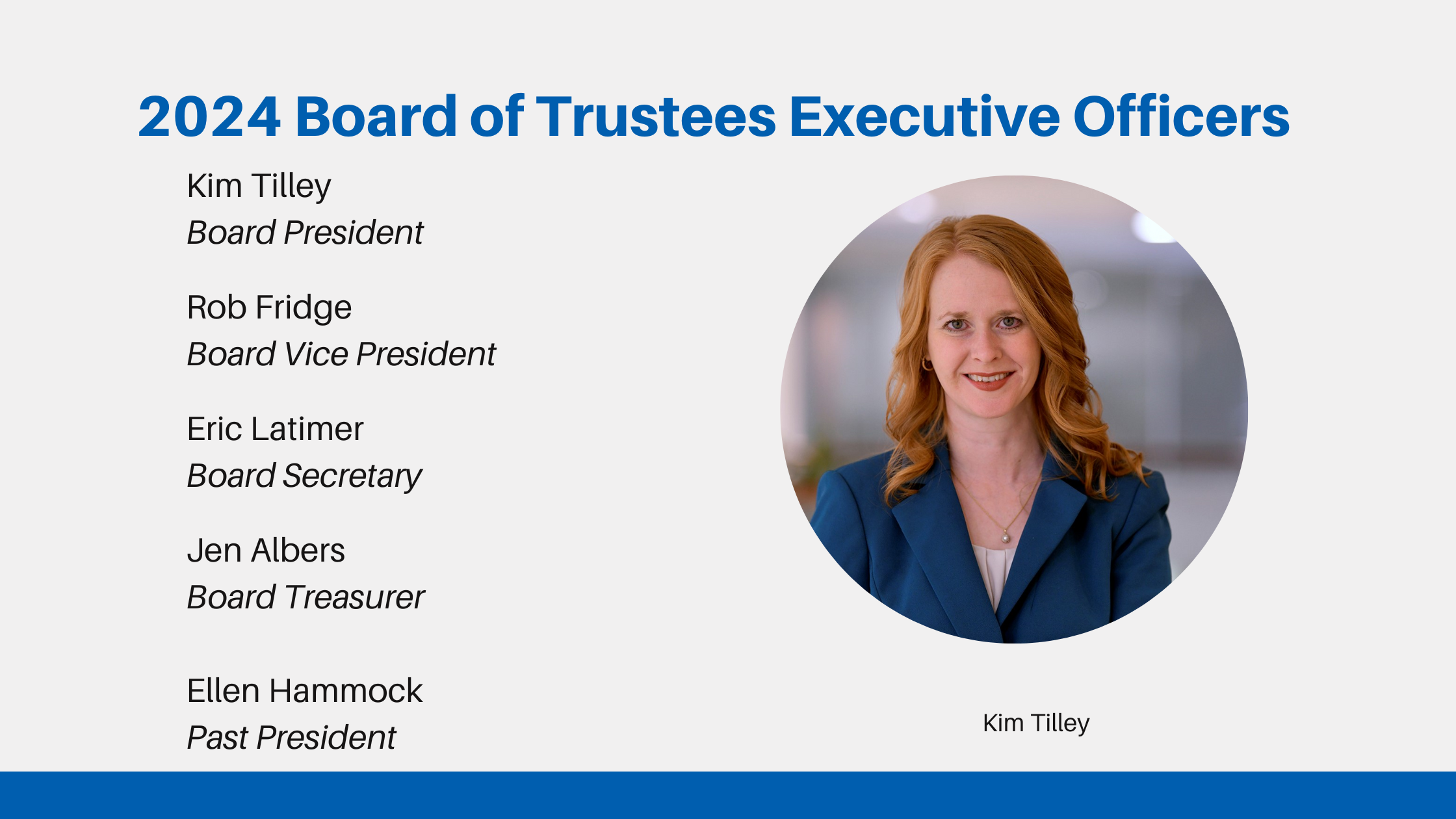The Kitchen Announces 2024 Board of Trustees Executive Officers